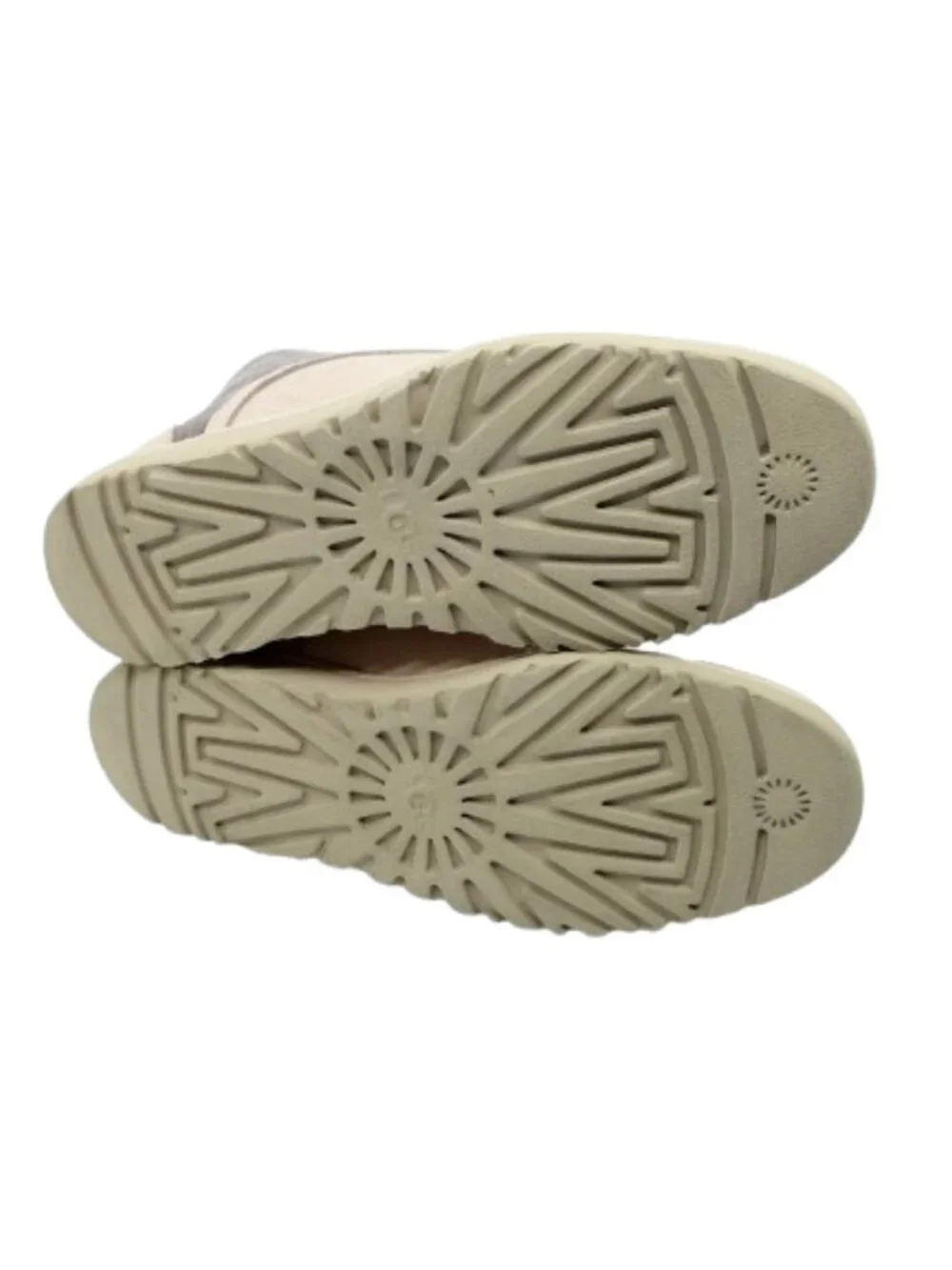 UGG~BETHANY CANVAS QUARTZ SHOES~Chukka Boots Leather Shearling Sz 9.5